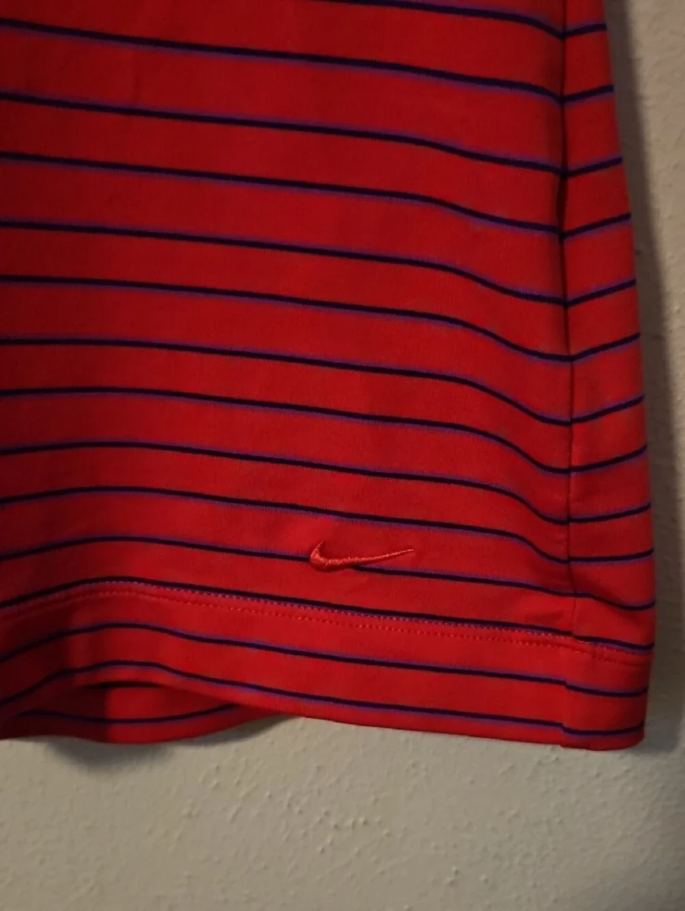 Nike Woman Sleeveless Polo Tank with Stripes Xl